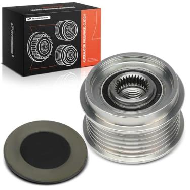 Imagem de A-Premium Polia de embreagem de roda livre do alternador compatível com Ford Ranger Mk2 2005-2012 e Chevrolet Blazer S10 1996-2010, S10 II Pickup 1994-2013, 6 ranhuras no sentido horário