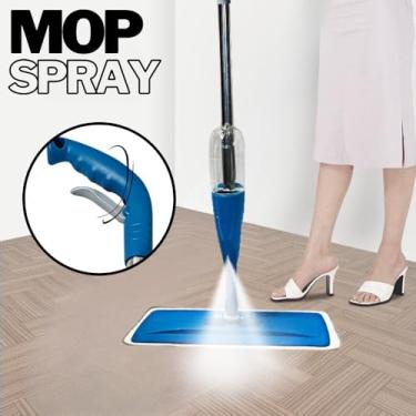 Imagem de Mop Spray Mágico com Reservatório Dispenser 380ml e Refil de Microfibra - Rodo Esfregão com Borrifador para Limpeza de Chão - Sortido