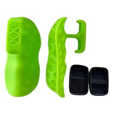 Imagem de simhoa 2x Antiderrapantes para treino para homens e mulheres Barras de proteção para palma de treinamento Puxadores para cima Punhos de academia para, Verde