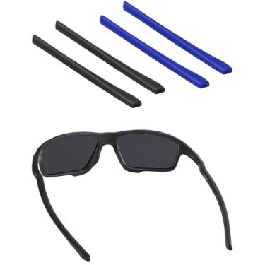 Imagem de BLAZERBUCK Meias de substituição para óculos Oakley Crosslink Zero - Preto + Azul