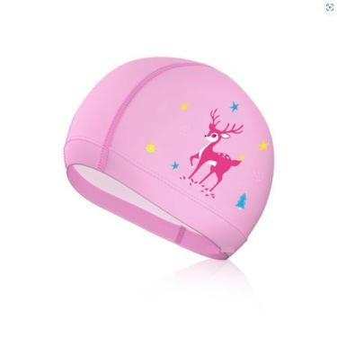 Imagem de Touca Natação Infantil Profissional Impermeável Menino/Menina - Poolsy