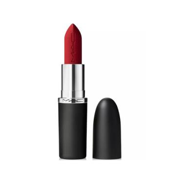 Imagem de MAC Batom fosco Macximal - Vermelho russo 612 para mulheres - Batom de 3,4 g