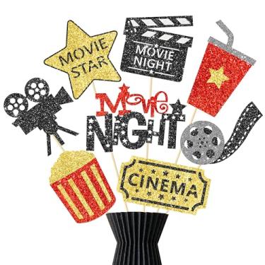 Imagem de Night Party Decoration Happy Birhtday Banner for Movie Theme Baby Shower Birthday Party Supplies