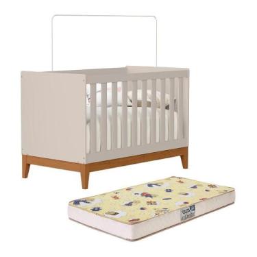 Imagem de Berço Americano Mini Cama Flip com Colchão Supreme - Reller Móveis, Ar