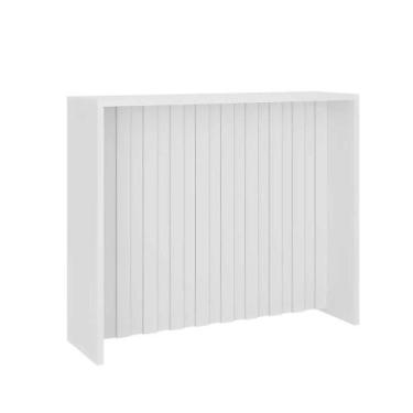 Imagem de Bancada Ilha Cozinha Modulada 120cm x 100cm c/ Painel Ripado - Carraro