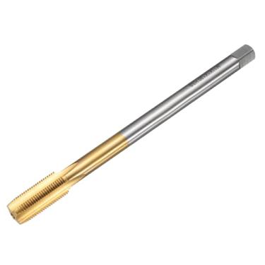 Imagem de uxcell Torneira de rosca métrica M11 x 1 H2 130 mm rosca reta rosca fresadora torneiras ferramenta de reparo de rosqueamento
