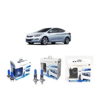 Imagem de Kit Lampadas Super Branca Techone H7 H1 H27 Elantra 8500K - Blue Lion