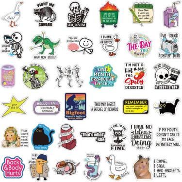 Imagem de Adesivos Chivertion, 400 peças engraçados para adultos, impermeáveis