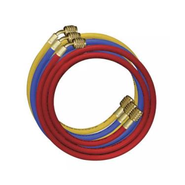 Imagem de Kit 3 Mangueiras Manifold R410a 1,50m adaptador R410a 800 a 4000psi - 