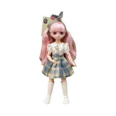 Imagem de Boneca BJD Em Escala 1/6 De 30cm Com 23 Juntas Removíveis, Olhos 3D, V