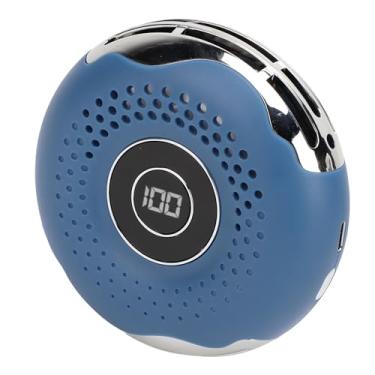 Imagem de RiToEasysports Tecnologia de Exibição Inteligente Fã de Pescoço Portátil Com Design Aprimorado de Fluxo de Ar e Longa Duração da Bateria, Operação de Sussurro para Escritório, Desktop, Uso On-the-go