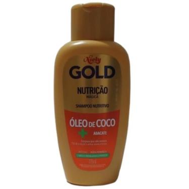 Imagem de Shampoo Niely Gold Óleo de Coco + Abacate Nutrição Mágica 275ml