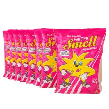 Imagem de Pipoca Doce Smell, Pacote com 10 Unidades de 150g, Sem Glúten
