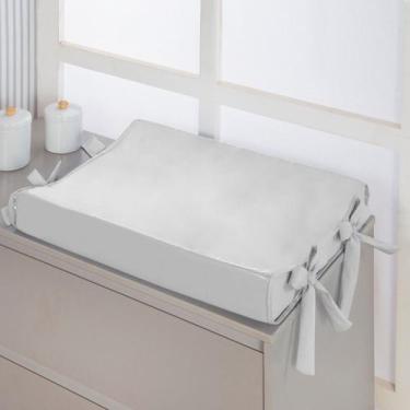 Imagem de Trocador Mini Anatomico De Comoda Para Bebe - AVM Enxovais, Cinza