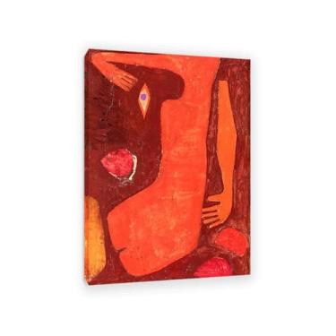 Imagem de Paul Klee Arte de parede Fragmenta Veneris Poster surrealismo Impressão de arte em tela por Paul Klee Pintura arte de imagem quarto sala de estar escritório decoração de parede 100 x 70 cm (83.8x71.1