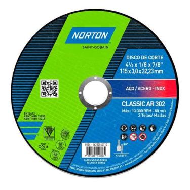 Imagem de Disco corte 4 1/2x3,0norton ar302