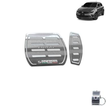 Imagem de Pedaleira Automático Em Aço Inox Fiat Argo S-Design