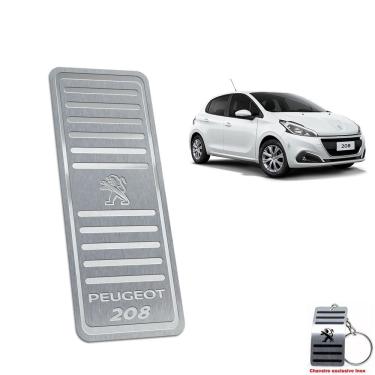 Imagem de Descanso De Pé Peugeot 208 2013 Até 2020 Aço Inox