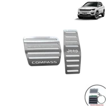 Imagem de Pedaleiras Jeep Compass 2017/2020 Automático Prata
