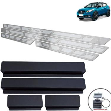 Imagem de Soleira Prata Alto Relevo Nissan Kicks Uefa Ed