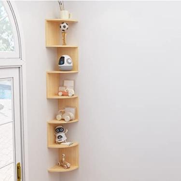 Imagem de Prateleiras abertas / prateleiras de parede flutuantes, prateleiras de parede, prateleiras de parede para quartos, prateleiras de canto decorativas de parede, organizadores de parede de sala de estar