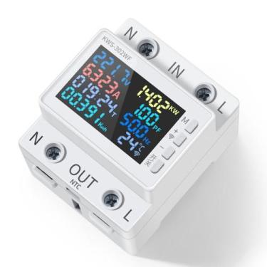 Imagem de Medidor de consumo wifi 8x1 modelo kws-302wf 63a 220v - ENG