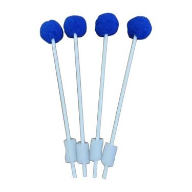 Imagem de Aromarimo Difusor em bastão com esponja de difusão em forma de marítimo, recurso de nivelamento flutuante para uso com garrafas PET, pacote com 4, 3 cores (azul)