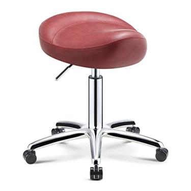 Imagem de JMYSD Banqueta ergonômica, cadeira odontológica, banco de beleza, altura ajustável para dentista, salão, massagem, escritório, E, G