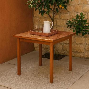 Imagem de MESA DE JANTAR MARIAH 100% MADEIRA MACIÇA 4 LUG 90x90 - MULTIPLA MÓVEI