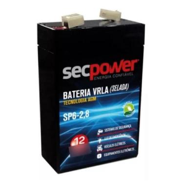 Imagem de BATERIA SELADA VRLA 6V 2,8AH para No Break , UPS , Alarme , Automação 