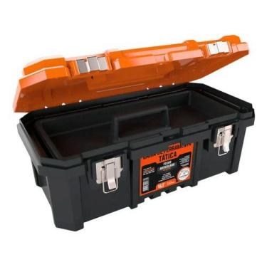 Imagem de Caixa de ferramenta pvc 18,3" tatica c/fecho metal metasul