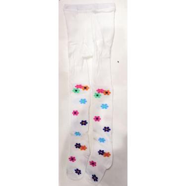 Imagem de Meia Calça Infantil Grossa Minina Proteção Frio com Estampa Inverno - 