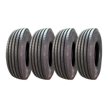 Imagem de Kit 4 Pneus Advance Aro 22,5 295/80R22,5 GL282A 18 Lonas 152/148M Liso