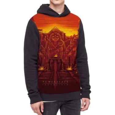 Imagem de Moletom Com Capuz Banda Rock Iron Maiden Ref:139 - smoke, Preto, GG