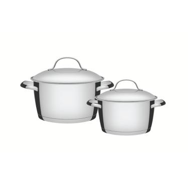 Imagem de Jogo de Panelas Tramontina Allegra Inox Fundo Triplo 2 Peças