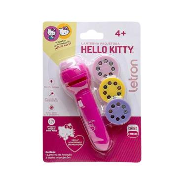 Imagem de Brinquedo Lanterna Projetora Hello Kitty 24 Desenhos - Letron
