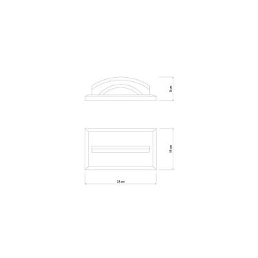 Imagem de Desempenadeira de Madeira com Base Lisa Tramontina sem Dentes com Cabo de Madeira