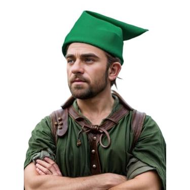 Imagem de UniqKaliber Chapéus unissex de anão, acessórios de Halloween para adultos, chapéus de elfo, personagem de livro de histórias para cosplay de Natal