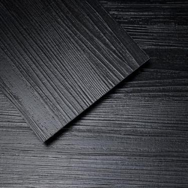 Imagem de Yun-aeon Pisos De Cerâmica Pretos Autoadesivos, 54 Pés Quadrados, 36 Unidades, Piso Vinil Removível, Estilo Art Déco, Para Quarto E Sala Estar