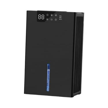Imagem de Generic Desumidificador doméstico, removedor silencioso de umidade do ar, configurações de temporizador, desligamento automático, tanque de água grande, Preto
