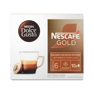 Imagem de Café em Cápsula Dolce Gusto Gold Intensidade 6 10 Cápsulas