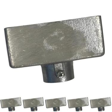 Imagem de 6 Condulete Medida 3/4 Tipo B Sem Rosca Em Alumínio Sieg