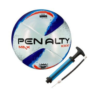 Imagem de Kit 01 Bola De Futsal Penalty Max 1000 XXIV Oficial CBFS Selo FIFA + 01 Bomba De Ar Penalty-Masculino