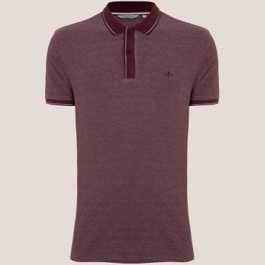 Imagem de Camisa Polo Dudalina Binada Retilínea Masculino-Masculino