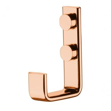 Imagem de Cabide Gancho Banheiro Rosé Gold Future 2314rg Aço