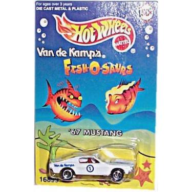 Imagem de 1967 MUSTANG Hot Wheels - Van de Kamp's - Fish-O-Saurs '67 Mustang 1:64 Scale Collectible Die Cast Car Model