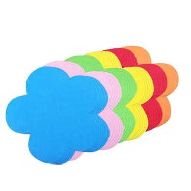 Imagem de SQXBK 24 peças material EVA multicolorido, espuma de flores, feltro 150 mm, quadro negro, arranjo adesivo e moldes de espuma 3D cortáveis, adequados para projetos decorativos e artesanais