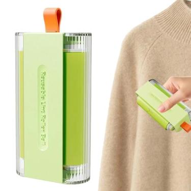 Imagem de 1 peça de limpador pequeno de rolo pegajoso, lavável, suprimentos domésticos, limpador de poeira, removedor de fiapos para chão, roupas, camas, carpete, sofá