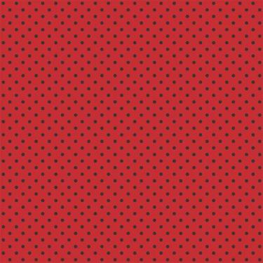 Imagem de Tecido Tricoline Poá Preto Fundo Vermelho - Peripan - 50 x 150 cm - Id