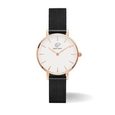 Imagem de Relógio Feminino Analógico Casual Elegante Rosé New Port-Feminino